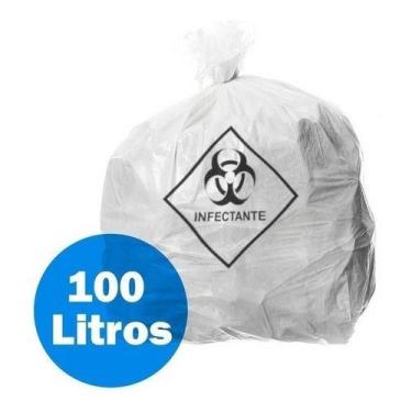 Imagem de Saco De Lixo Infectante 100 Litros Reforçado - 100 Unidades - HIGIPACK