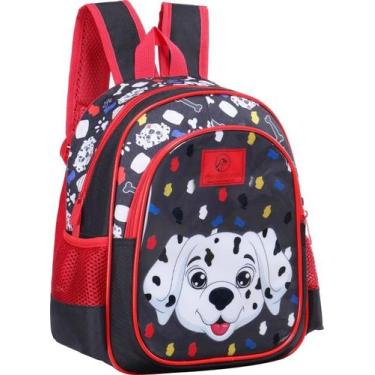 Imagem de Mochila Infantil Masculina 13" Doguinho Yepp MIM6326-13, Preto