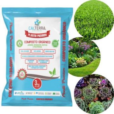 Imagem de Terra Substrato Composto Orgânico 3kg Calterra