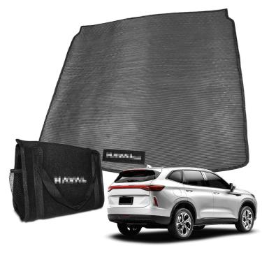 Imagem de Tapete Porta Malas para Haval H6 2023 2024 2025 Borracha com Bolsa Organizadora Acessório Automotivo