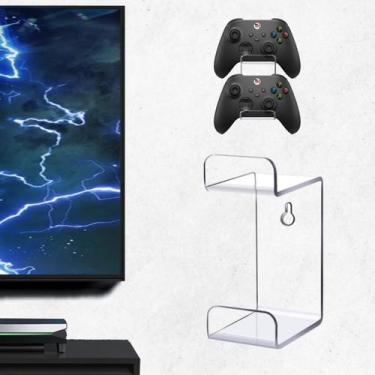 Imagem de Suporte De Parede P/ Controle Ps4 E Fone De Ouvido Headset - M3M