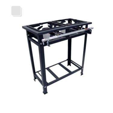 Imagem de Fogão Industrial Pequeno 2 Bocas Alta Pressão De Piso - Metalfour