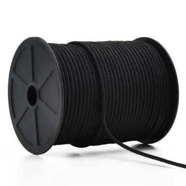 Imagem de Cordão Fio Náutico de 3mm - 50 Metros - Elásticos São José, 02 PRETO