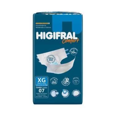 Imagem de Fralda Geriátrica Higifral Confort Tam XG 7 Un - Eurofral