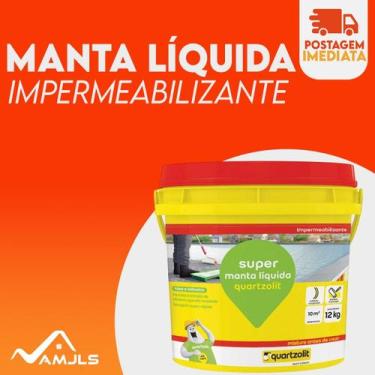 Imagem de Borracha manta Líquida Quartzolit 12kg - Impermeabilizante Elástico 12