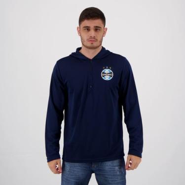 Imagem de Blusão Grêmio Hoodie Marinho - Natural Cotton, P