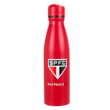 Imagem de Garrafa Alumínio São Paulo 600 ML - QH072-2-B - MILENO