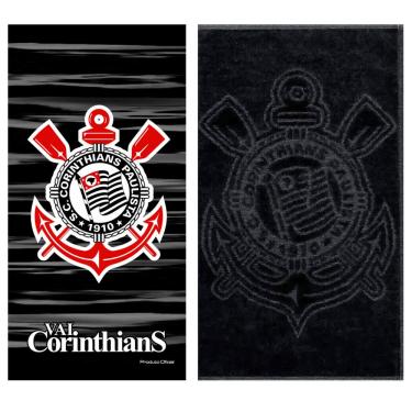 Imagem de Kit 2 Toalhas Corinthians Banho Praia e Piscina Oficial Clubes do Brasil Licenciado Buettner