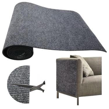 Imagem de Tapete arranhador para gatos de escalada, 190 cm x 40 cm, tapete autoadesivo, antiarranhões, móveis, sofás, protetor de canto para ambientes internos, decoração de parede e degraus faça você mesmo,