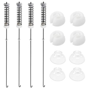 Imagem de Kit de haste de suspensão de arruela de 4 peças (67,8 cm) substitui Amana NTW4605EW0 NTW4516FW1 NTW4516FW2 NTW4516FW3, Whirlpool WTW4800BQ0 WTW4800BQ1 WET4027HW0 WTW461616 FW2 W Lavadora TW4815EW0