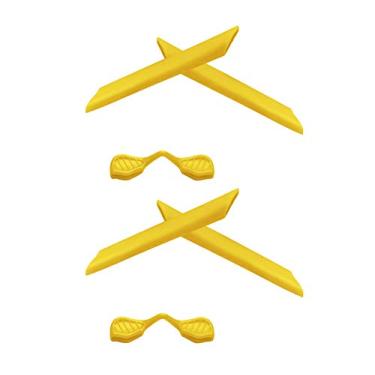 Imagem de SmartVLT 2 pares de meias de substituição amarelas e kits de nariz para Oakley RadarLock Path OO9181