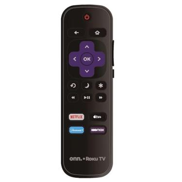 Imagem de Controle remoto de substituição OEM compatível com todos os ONN. Roku TV Smart 4K Ultra HDTV 【Funciona apenas com Onn. Roku TV, não para Roku Stick e Roku Box】 (Netflix/Apple TV+/Paramount+/HBO Max)