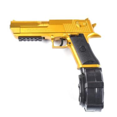 Imagem de Pistola De Bolinhas De Gel Arminha Desert Eagle C/ 3 Carregadores Sile