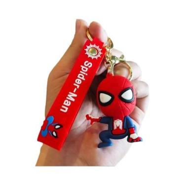 Imagem de Chaveiro Kawaii Homem-Aranha - Figura de Ação para Mochila ou Bolsa In