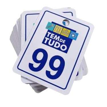 Imagem de 100 comanda, senha, numerada, chamada, comércio, personalizado 8 x 10cm