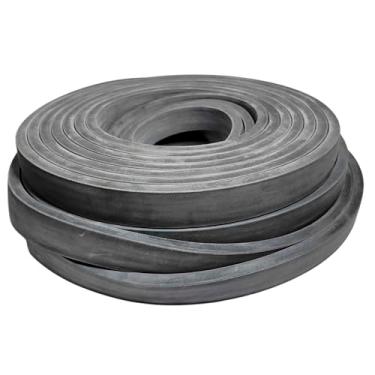 Imagem de Borracha Perfil Esponjoso Vedação 38x12,5mm Macio - 25 Metros Borrachas Londrina