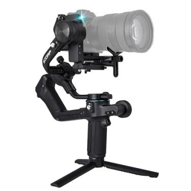 Imagem de FeiyuTech SCORP 2, estabilizador gimbal de 3 eixos para câmeras DSLR e sem espelho, rastreamento de IA, pagamento de 2,5 kg, vida útil da bateria de 13 horas, carregamento rápido USB-C