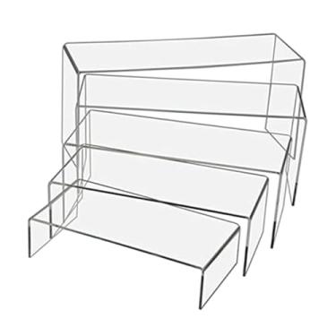 Imagem de YWJLQH 5 Pçs Acrílico Expositor Rack de Cosméticos Estável Perfume Organizando Maquiagem E Sobremesa Expositor para Casa Casamento