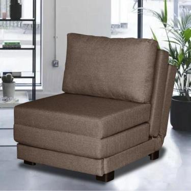 Imagem de Poltrona Cama Mova_nu que se Transforma em Sofá Cama Solteiro Reclináv