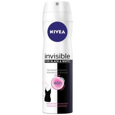 Imagem de Desodorante Aerosol Nivea Black & White Invisible 150ml