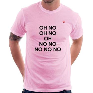 Imagem de Camiseta OH NO! - Foca na Moda, Rosa bebê, M