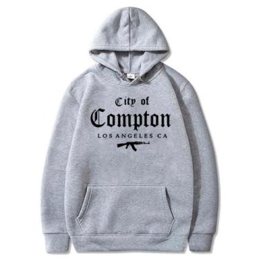 Imagem de Blusa Moletom Compton C.o Ak em Algodao QUALIDADE TOP - High Content C