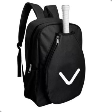 Imagem de Bolsa Mochila Raquete Beach Tênis Squash Usb Raqueteira Mala - Importa