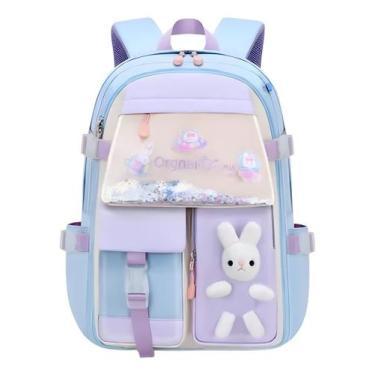 Imagem de Mochila Escolar Grande Para Notebook - Fofa E Organizada - Tibaby, Azu