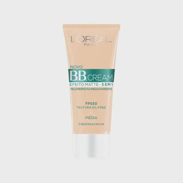 Imagem de Base Facial L'Oréal Paris bb Cream 5x1 Matte FPS50 Média 30ml