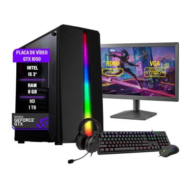 Imagem de Pc Gamer Completo Maximus I5 gtx 1050TI 8GB Hd 1TB ssd 120GB