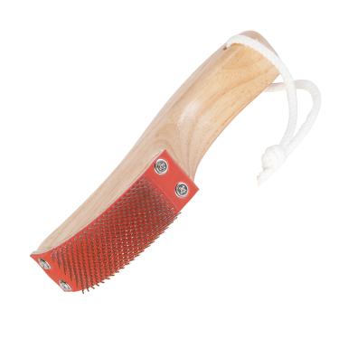 Imagem de Weaver Leather Fornecimento de couro de mão com cabo de madeira, 20 cm, equipamento mais áspero com almofada substituível, ferramentas de couro para projetos de colagem adesiva