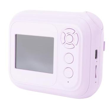 Imagem de Câmera Digital de Impressão Instantânea, 48MP 1080p HD Câmera Fofa Com Funções de Jogo de Mp3, Câmera de Viagem Portátil Toy para Presentes de Aniversário para Meninos para (PURPLE)