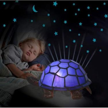 Imagem de Bela Lâmpada, Luz De Mesa Industrial Estilo Loft Luz Noturna Tiffany Forma De Tartaruga Para Crianças - Luminária De Luz, Lâmpada De Mesa De Cabeceira Elétrica Decorativa, Purple