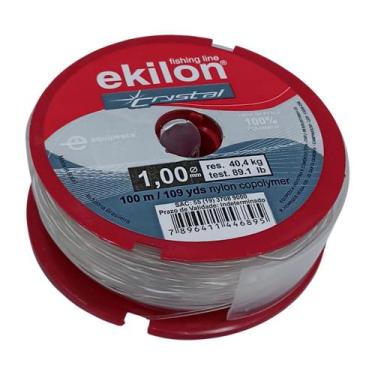 Imagem de Kit Linha Pedreiro/Pesca Fio 1,0 mm Rolo 100m 2 Unidades EKILON
