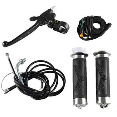 Imagem de JRL Kit de acelerador e embreagem serve para bicicleta motorizada de motor 49cc 60cc 66cc 80cc