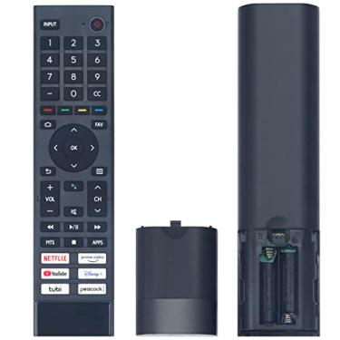 Imagem de ERF3J80H Controle remoto de substituição por voz para Smart TV Android Hisense 4K UHD 75A6G 70A6G 65A6G 60A6G 55A6G 50A6G 43A6G 55U68G 65U6G 55U6G 50U6G 65U6G 75U6G 50U6G 50U6G 75U68 Série G A6G U6G