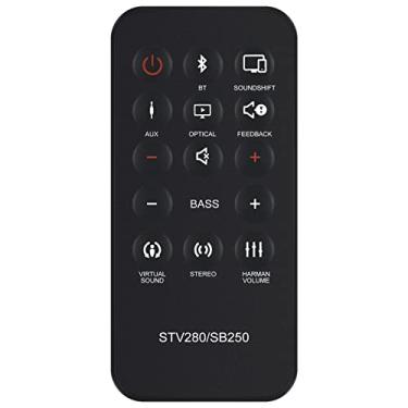 Imagem de PERFASCIN Controle remoto de substituição SB250 adequado para alto-falante JBL Cinema Home Theater STV180 STV280 STV350 STV450 SB250
