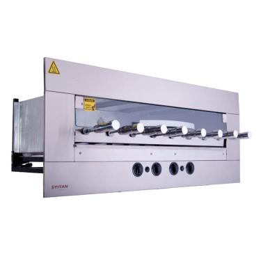 Imagem de Churrasqueira Gourmet a Gás Natural 8 Espetos Rotativos 127v Age Titan