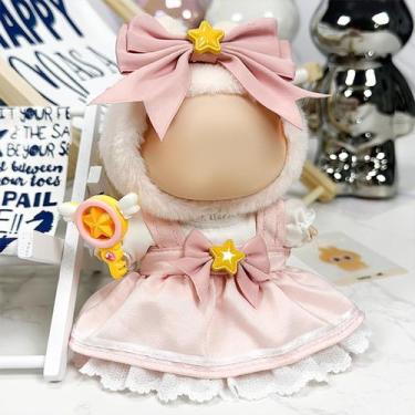 Imagem de Conjunto de roupas de boneca para boneca de 17 cm, roupa gótica inspir