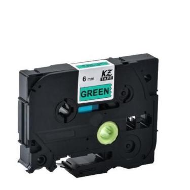 Imagem de Fita Flexível Compatível Brother Tztze-Fx711 Verde 6Mm - Geral