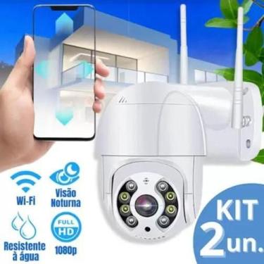 Imagem de Câmera Externa Wifi Ip Prova D'Água Infravermelho Hd - Ps
