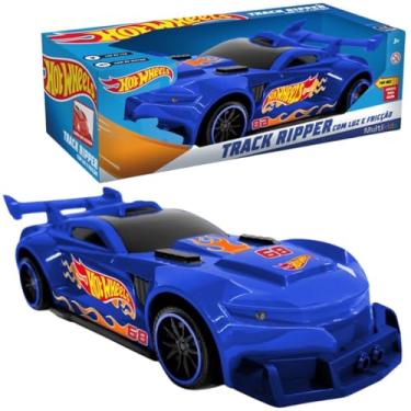Imagem de HOT WHEELS TRACK RIPPER 42CM FRICÇÃO COM LUZ E SOM AZUL
