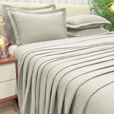 Imagem de Cama Posta King Size Seline Colcha Luxo 200 Fios Bordado 3 - De Luca E