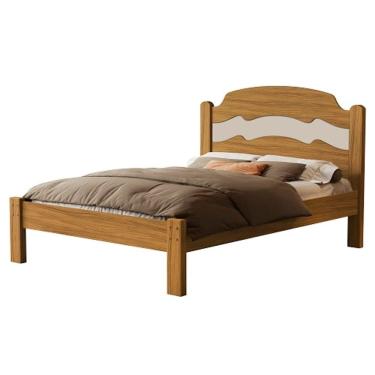 Imagem de Cama Iris 1.4 Casal Nature/Off White – VJ Móveis