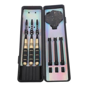 Imagem de Profissional ponta do metal dardos Set Lightweight Anti Slip Pattern ferro alumínio dardos com Maleta para Iniciantes Sports Dartboard
