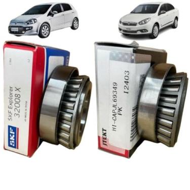 Imagem de Kit 2 Rolamento Caixa Satelite Punto Bravo Grand Siena Linea - SKF KOY