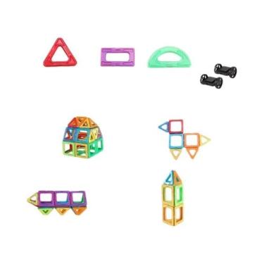 Imagem de Blocos De Construção Magnéticos Para Crianças, Quebra-cabeça Educacion