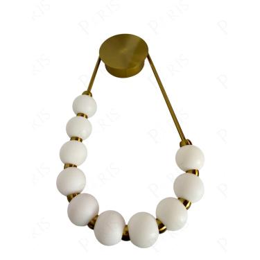 Imagem de Arandela Serenata Globos Dourado 55cm Led 3 em 1 Bivolt 15746-PL