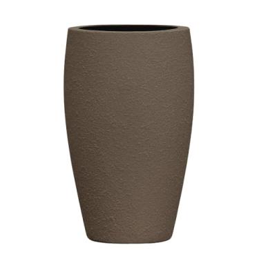 Imagem de Vaso Fibra De Vidro Grande Texturizado Atenas G 90cm (Bronze Fosco)