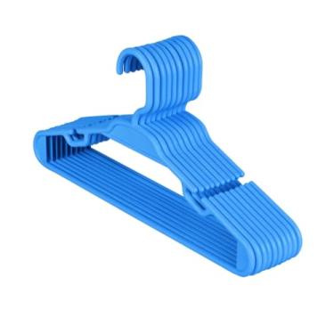 Imagem de Kit de Cabides Infantis para Bebê, Escolha Cores e Quantidades (25, Azul)